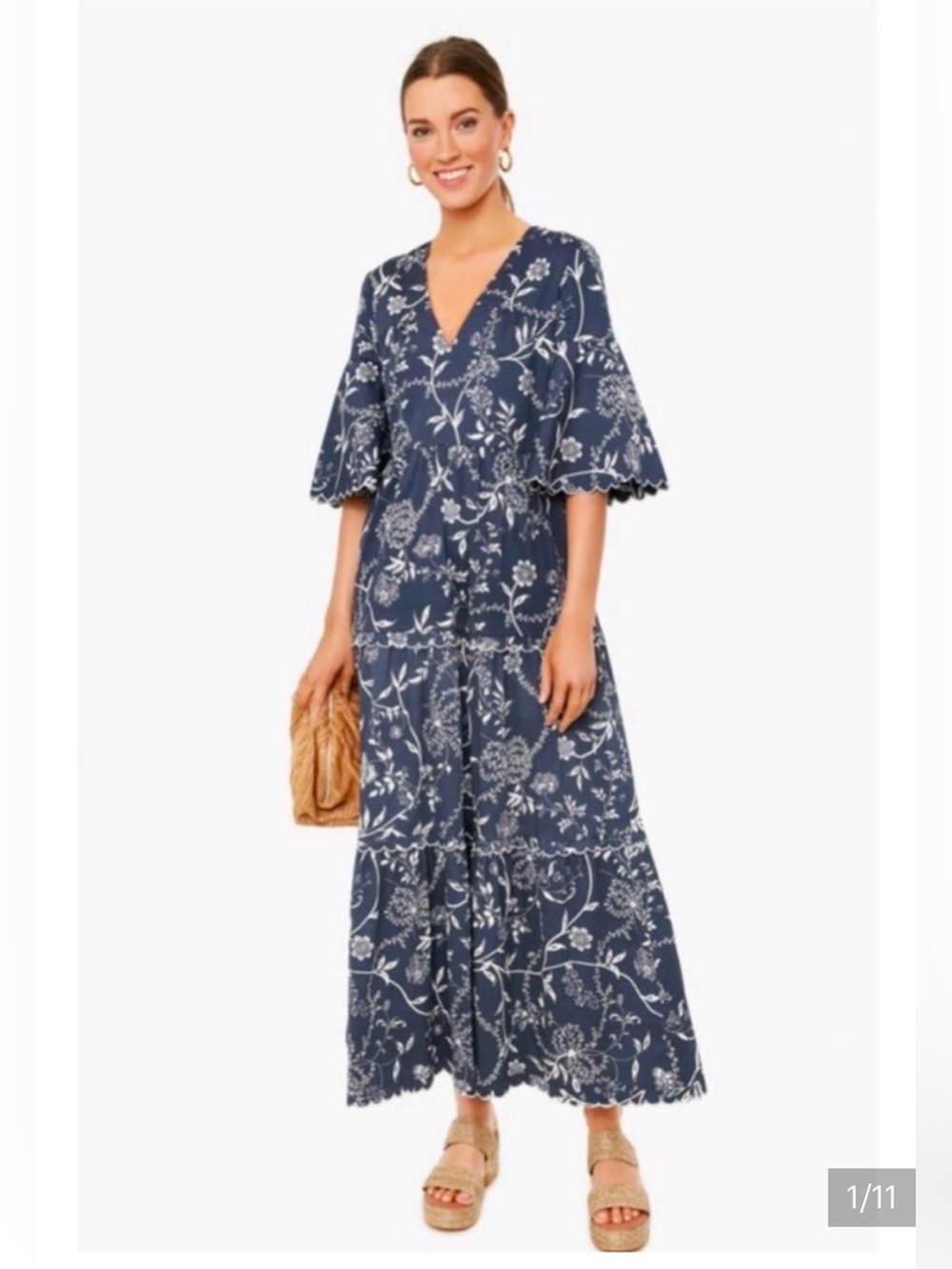 Tuckernuck Westwind Ginger Navy Maxi Dress - Picture 2 of 13